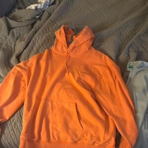 Orange Hoodie Sweater
